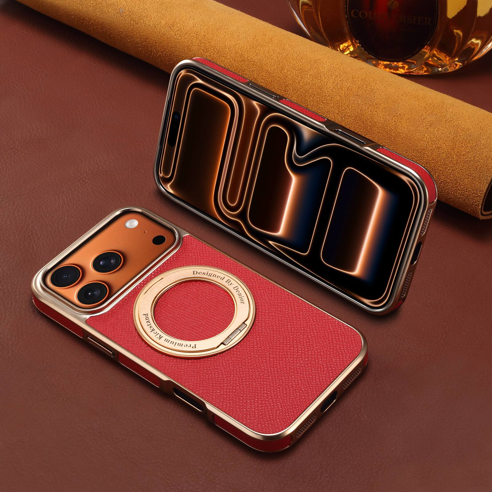 COURVOISIER  
COUR OISIER  
W OOE  
Designed By Denior  
u V1EA 4  
Kickstand  
nos