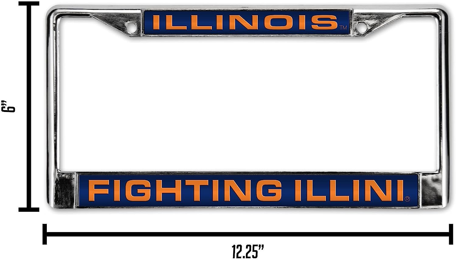 ILLINOIS™  
FIGHTING ILLINI®  

12.25" x 6"