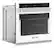 Alt View 2. KitchenAid - 30" Built-In Single Electric Convection Wall Oven with Air Fry Mode - White.