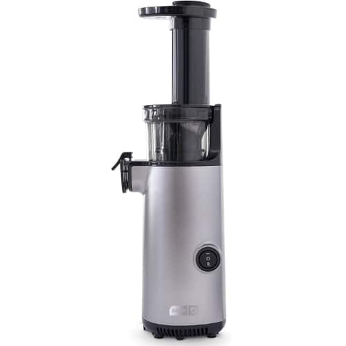 DASH - Deluxe Compact Slow Juicer – Masticating Cold Press, Easy Clean, Brush & Pulp Cup, Frozen Attachment - Graphite