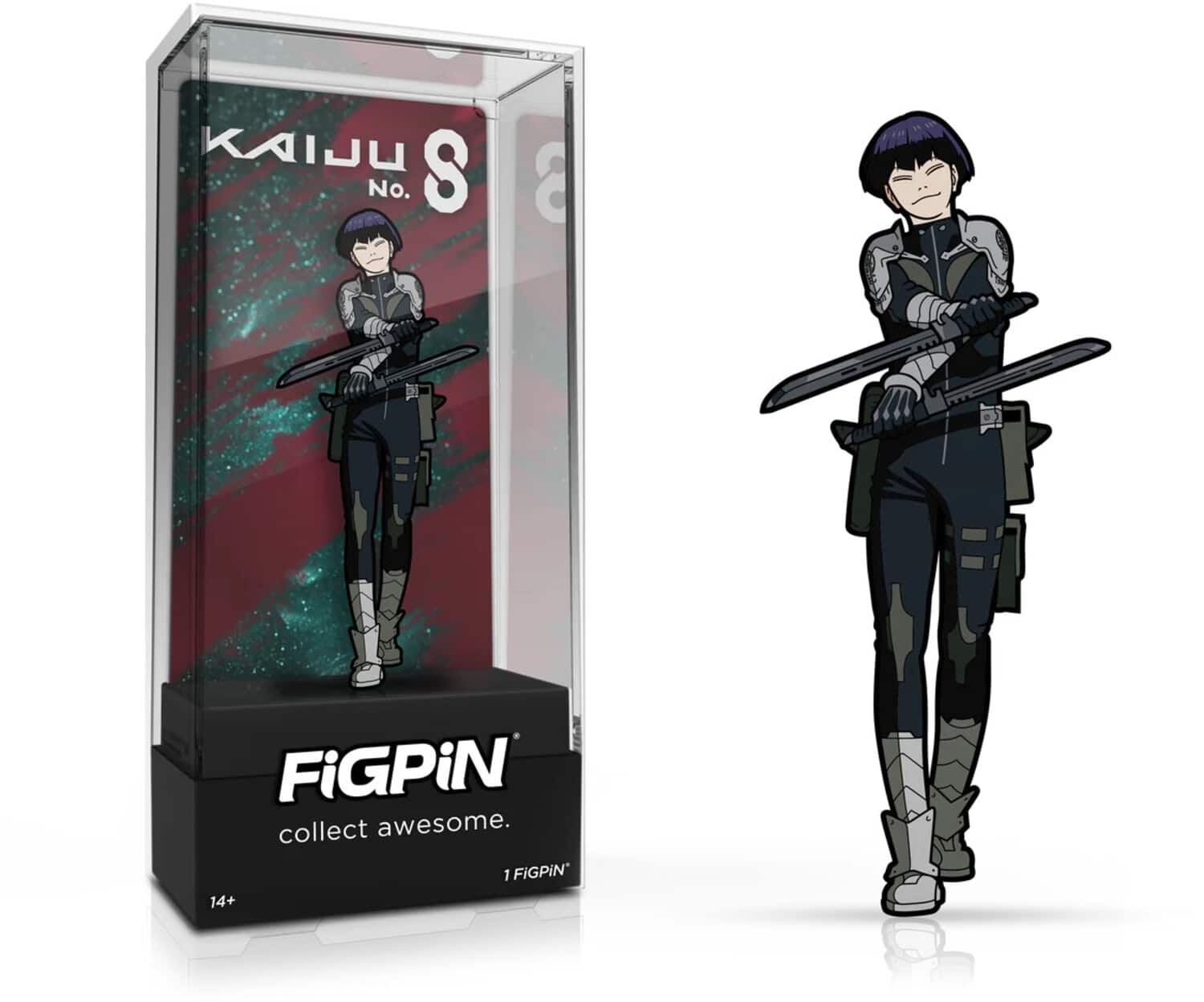 PopMarket - FiGPiN - Kaiju No.8 - Soshiro Hoshina - 3 Inch Enamel Pin (1691) - COLLECTABLES - Multicolor