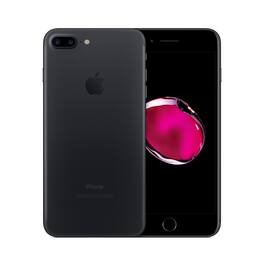 Apple - Refurbished Excellent - iPhone 7 Plus A1661 (Fully Unlocked) 128GB w/ Pre-Installed Tempered Glass - Matte Black