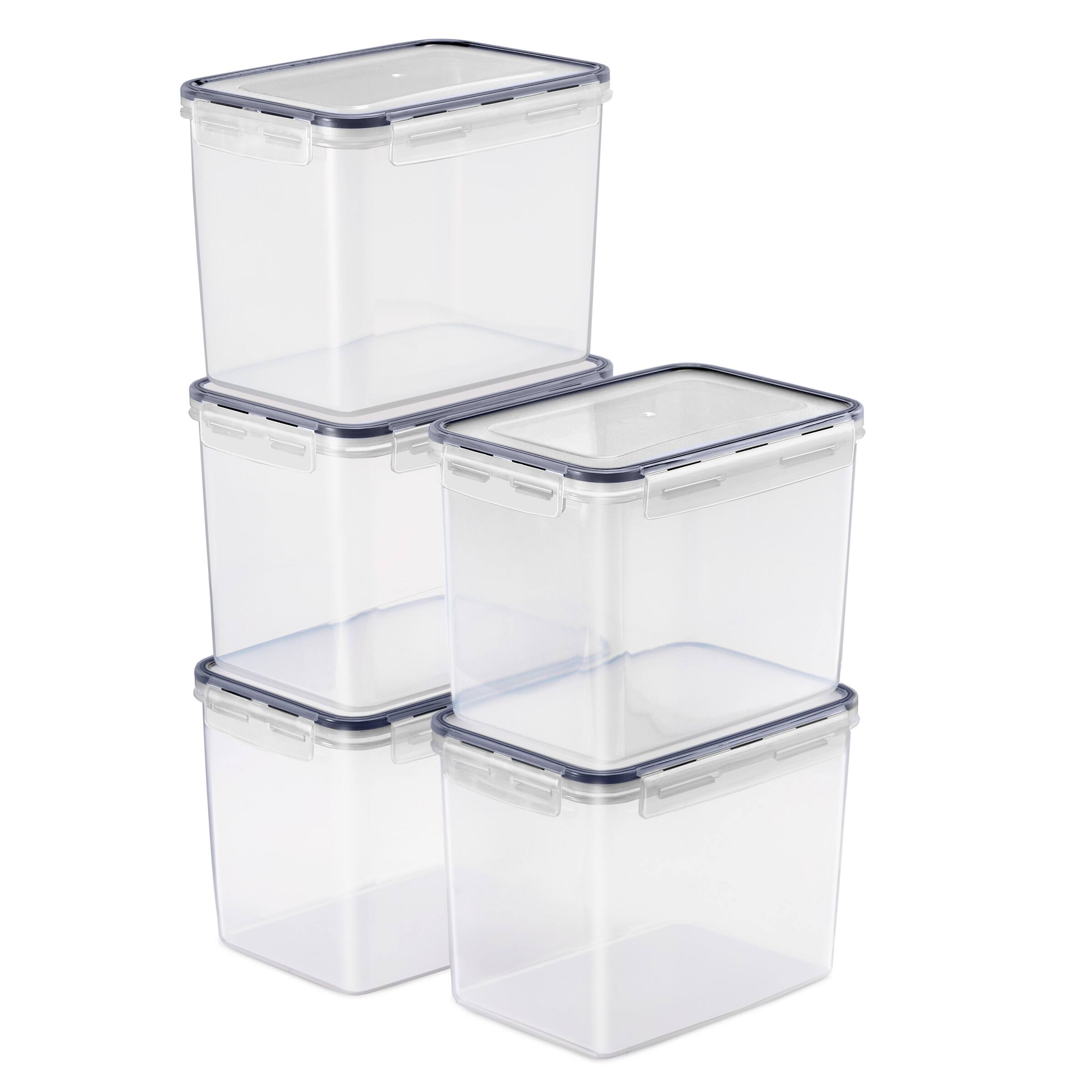 Alt View 2. Sorbus - Sorbus 5 Pack (121oz/15cups) Airtight Food Storage Containers with Lids - Clear.