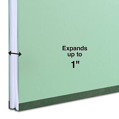 Alt View 3. Staples - Staples® Classification Folder, 1" Expansion, Letter Size, Light Green, 25/Box (ST18346/TR18346) - Light Green.