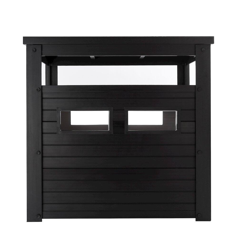 Alt View 1. New Age Pet - ECOFLEX Jumbo Litter Box Cover End Table - Espresso - Espresso.