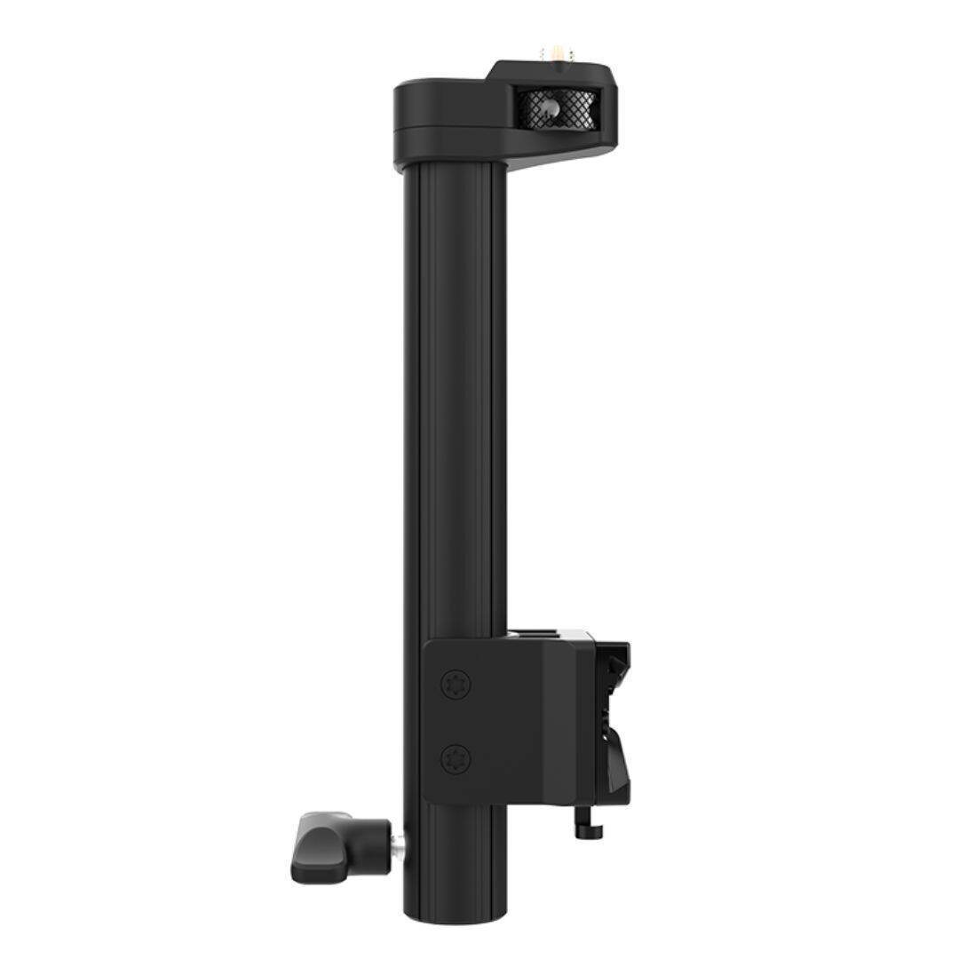 Angle. Aputure - Aputure STORM 80c Black Handheld Bracket with V Mount Battery Plate.