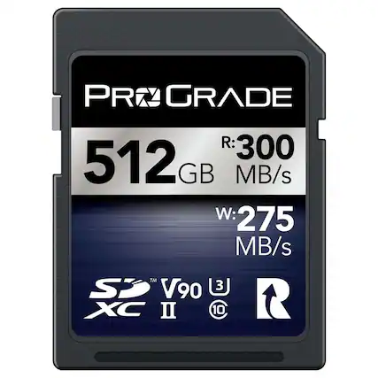 PR GRADE
512 GB
R: 300 MB/s
W: 275 MB/s
TM Si V90 XC II
