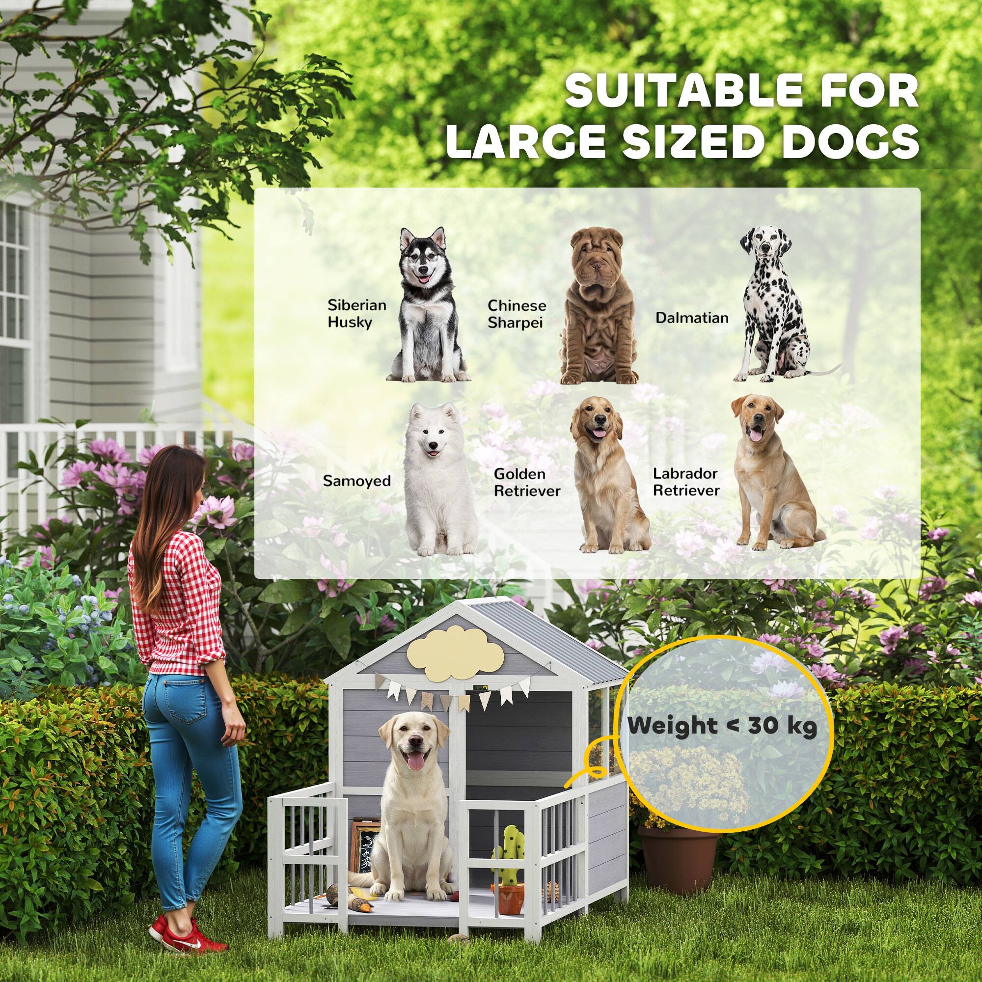 SUITABLE FOR LARGE SIZED DOGS

- Siberian Husky
- Chinese Shar Pei
- Dalmatian
- Samoyed
- Golden Retriever
- Labrador Retriever

Weight < 30 kg