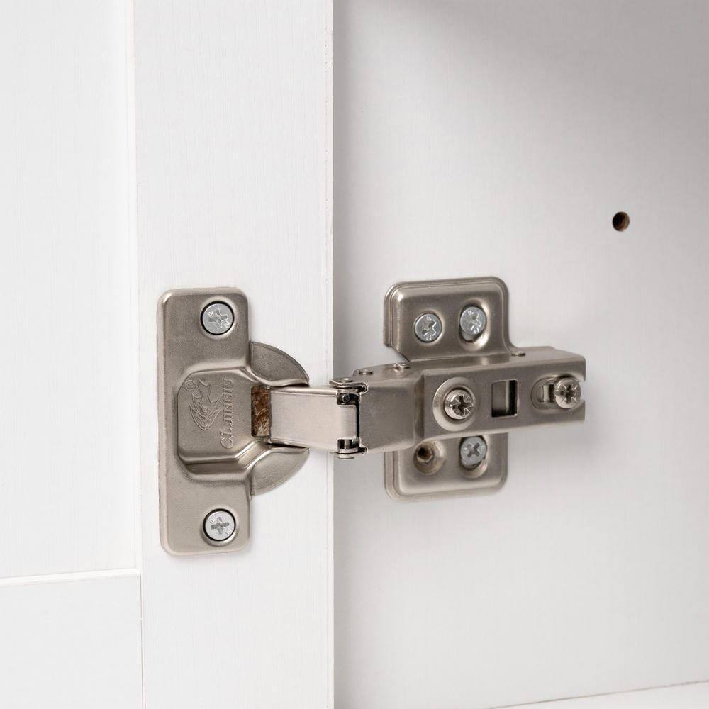 Alt View 9. Kadyn - 63" Barn Door Storage Cabinet with Drawers for Coffee Bar Station - White - White.