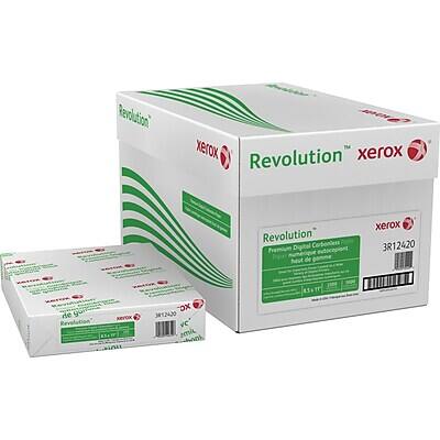 Revolution xerox™  
Revolution Digital Carbonless Premium  
3R12420  
100 sheets  
100% recycled paper  
100% recyclable  
3R12430  
IOL DX