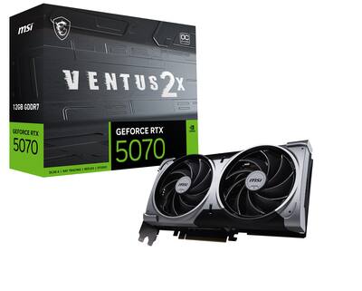 MSI NVIDIA GeForce RTX 5070 12G VENTUS 2X OC 12GB GDDR7 PCI MSI NVIDIA GeForce RTX 5070 12G VENTUS 2X OC 12GB GDDR7 PCI