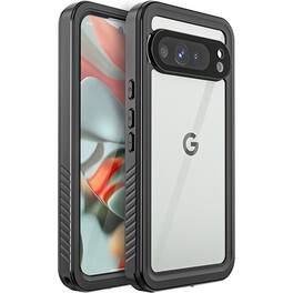 SaharaCase - Oasis Series Water-Resistant Case for Google Pixel 9 Pro XL - Clear/Black