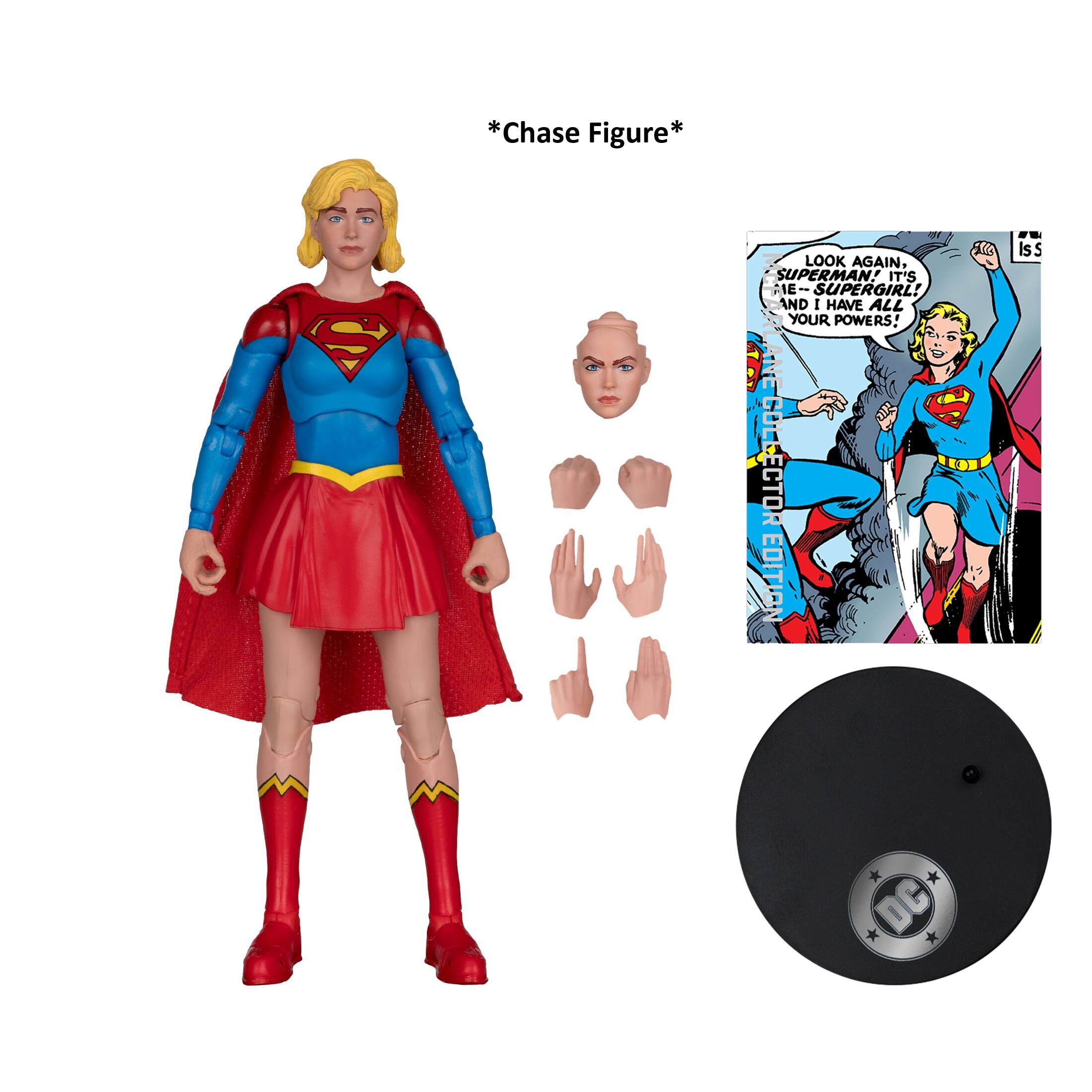 *Chase Figure*  
"Look again, Superman! It's me—Supergirl! And I have all your powers!"  
SNE Collector Edition  
DC