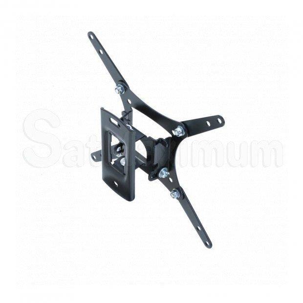 Angle. Cables Direct Online - TV Wall Mount for 13–37 Inch TVs, Full Motion, Tilt Swivel Rotate, VESA 75–200mm, 55 lb Capacity - Black.