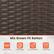 Mix Brown PE Rattan
Hand-woven
Anti-fading
Sun-protective
Breathable