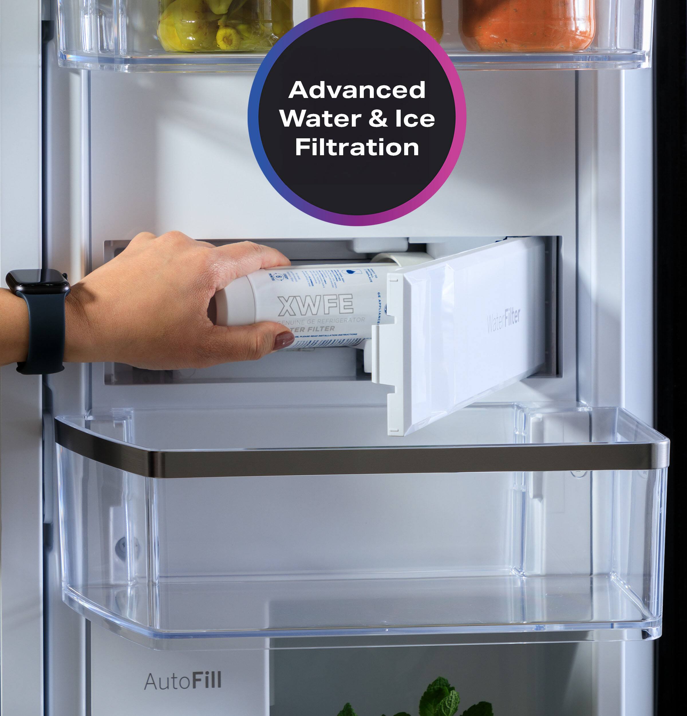 Advanced Water & Ice Filtration XWFE NUINE OE REPRIDEKATOR TER FILTER AutoFill