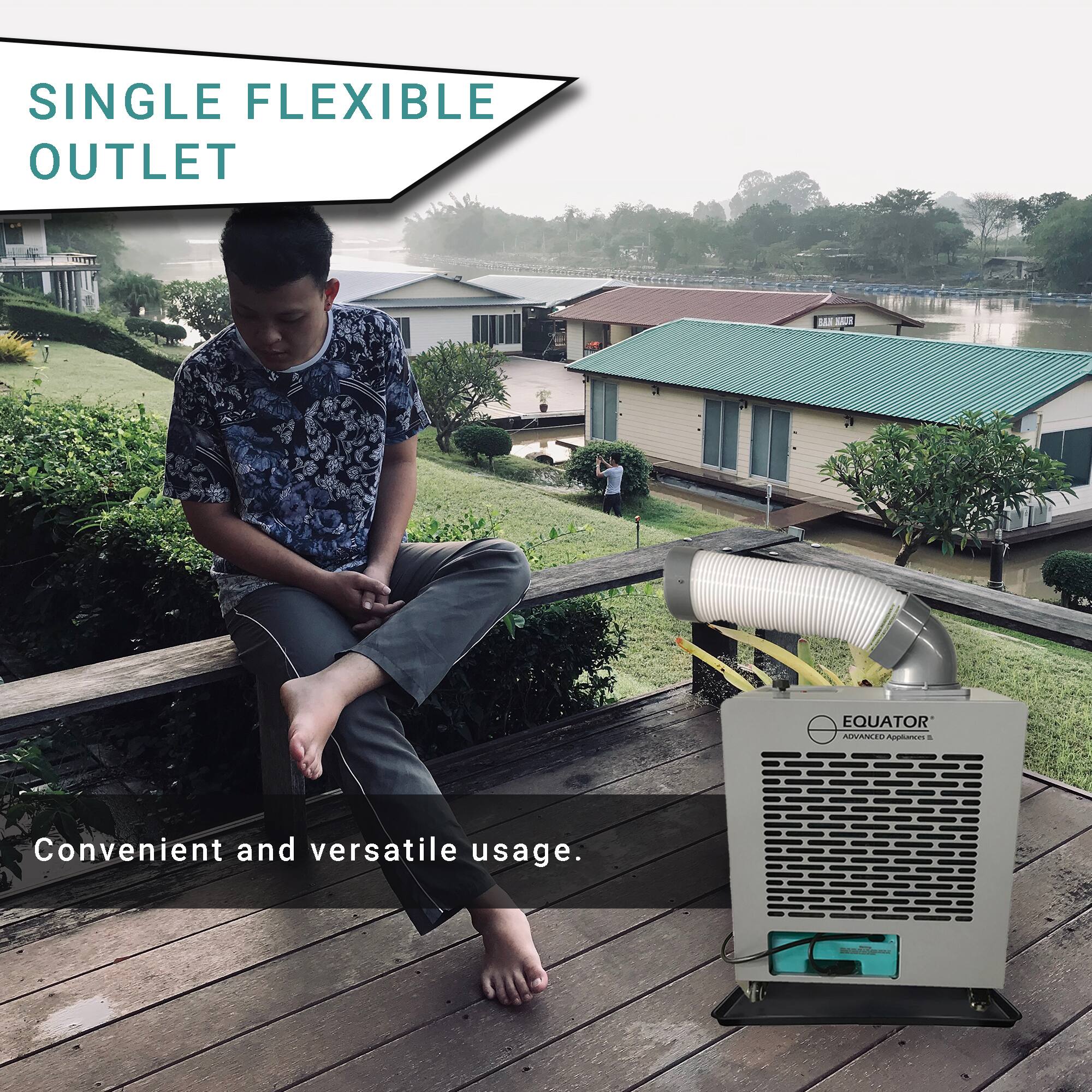 SINGLE FLEXIBLE OUTLET

Convenient and versatile usage.