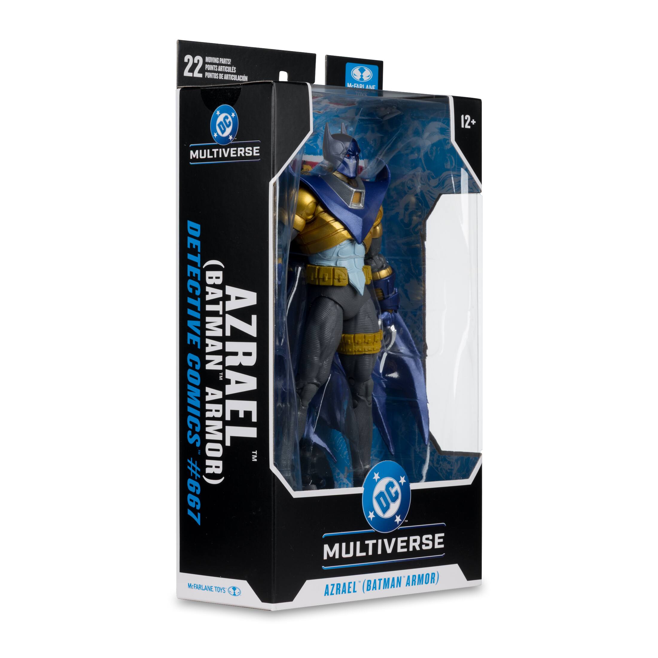 - DC MULTIVERSE
- DETECTIVE COMICS (BATMAN ARMOR) #667
- AZRAEL (BATMAN ARMOR)
- 22 MOVING PARTS
- 12+
- McFarlane Toys