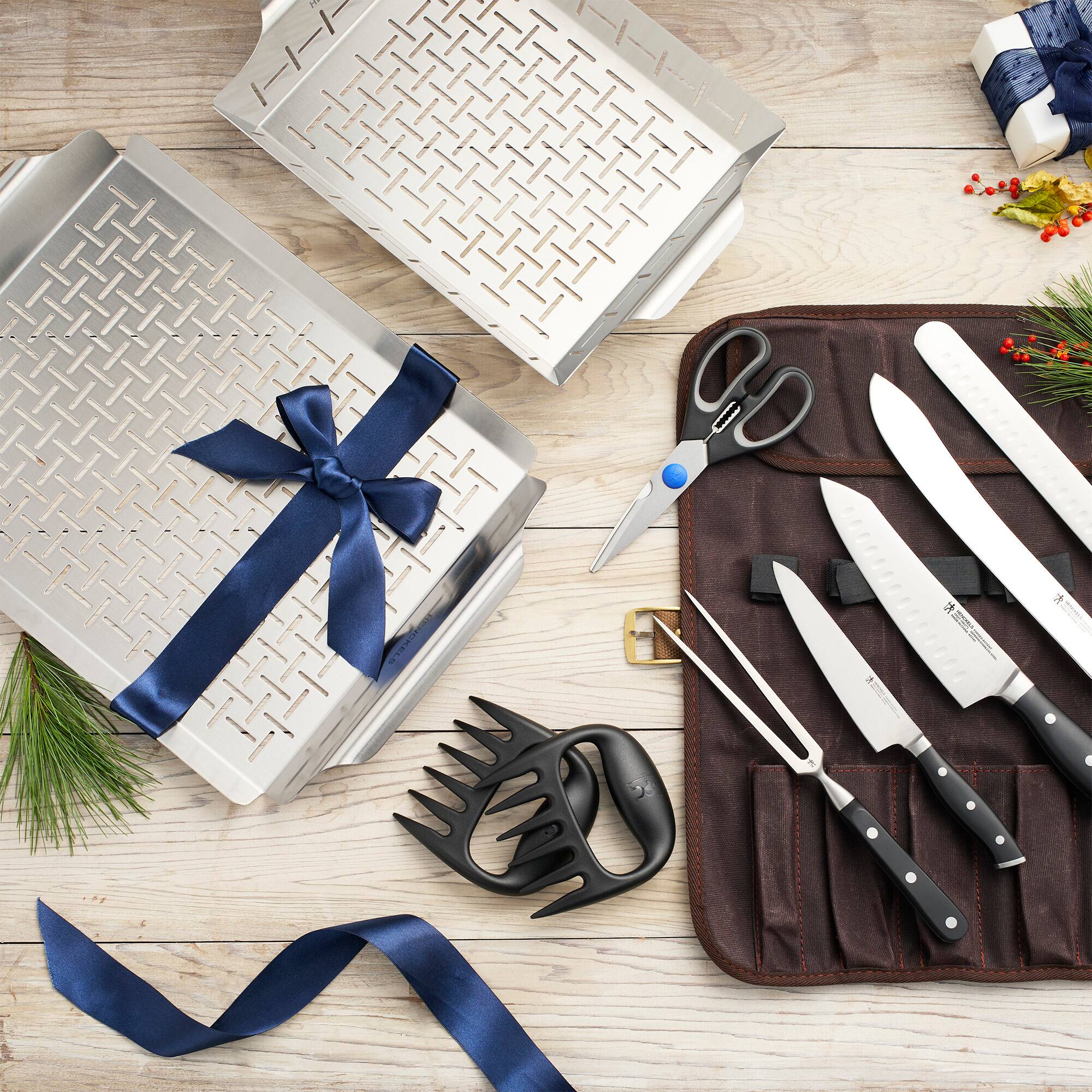 Alt View 7. Henckels - Henckels Forged Accent 9-pc Barbecue Carving Tool Set - Brown.