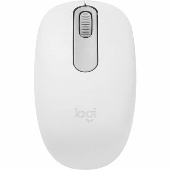 Logitech - M196 Bluetooth Wireless Mouse, Compact and Portable Mouse for Laptops, Tablets and More, 12-Month Battery - Wireless - White