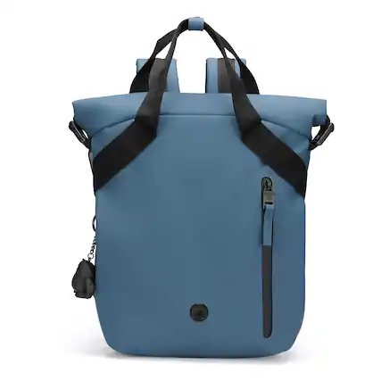 Front. Swissdigital Design - Swissdigital SD1686-16 Lamone Dark Blue M Backpack - Dark Blue.