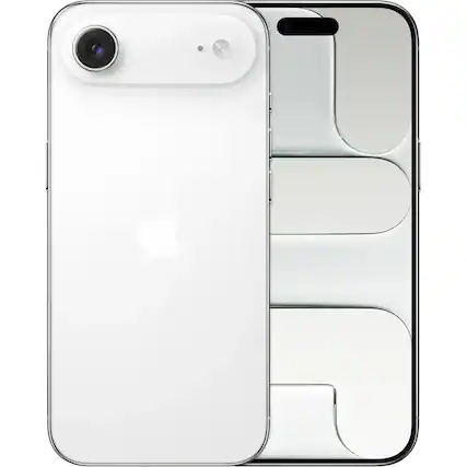 Front. Apple - iPhone Air 512GB 6.5" 5G Fully Unlocked, Cloud White - White.