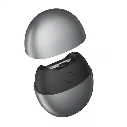 Front. Cluzine - Automatic Electric Nail Clipper with LED Light, Magnetic Cap & Mess-Free Storage.