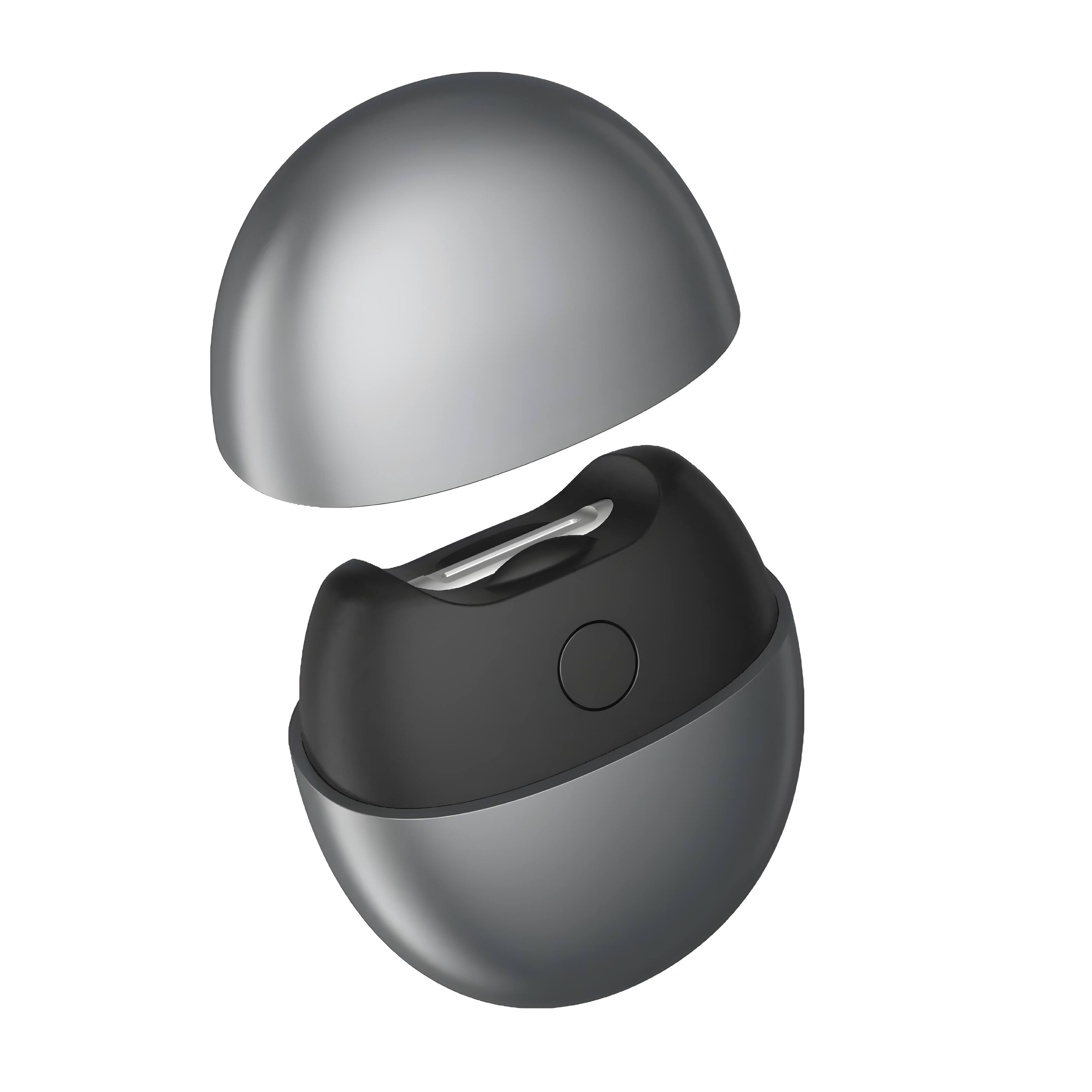 Front. Cluzine - Automatic Electric Nail Clipper with LED Light, Magnetic Cap & Mess-Free Storage.
