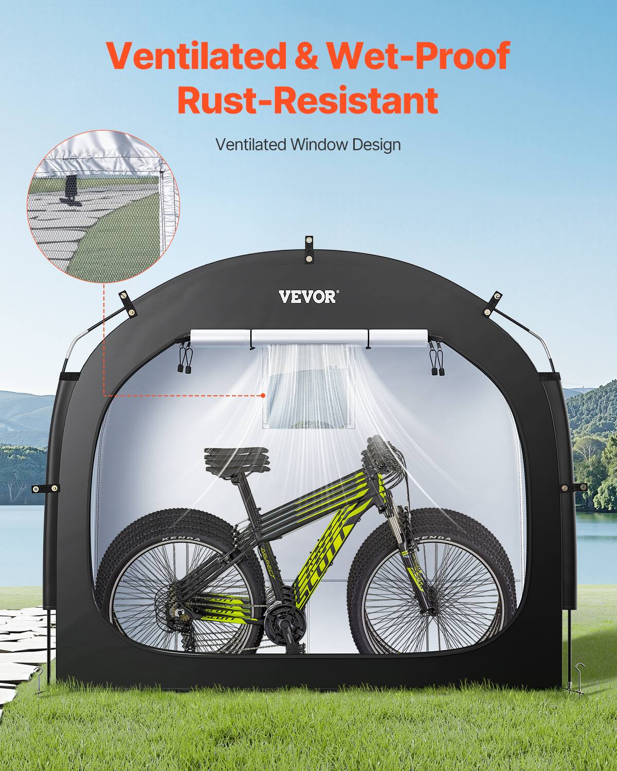 Ventilated & Wet-Proof Rust-Resistant Ventilated Window Design VEVOR