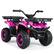Alt View 9. Gymax - Gymax Electric ATV for Kids 24V 4-Wheeler Ride on Toy w/ Slow Start Songs Stories Tunes Pink - Pink.