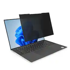 Front. Kensington - MagPro magnetic laptop privacy screen filter for 14.0-inch 16:10 displays, reversible matte/gloss finish, K55254WW.