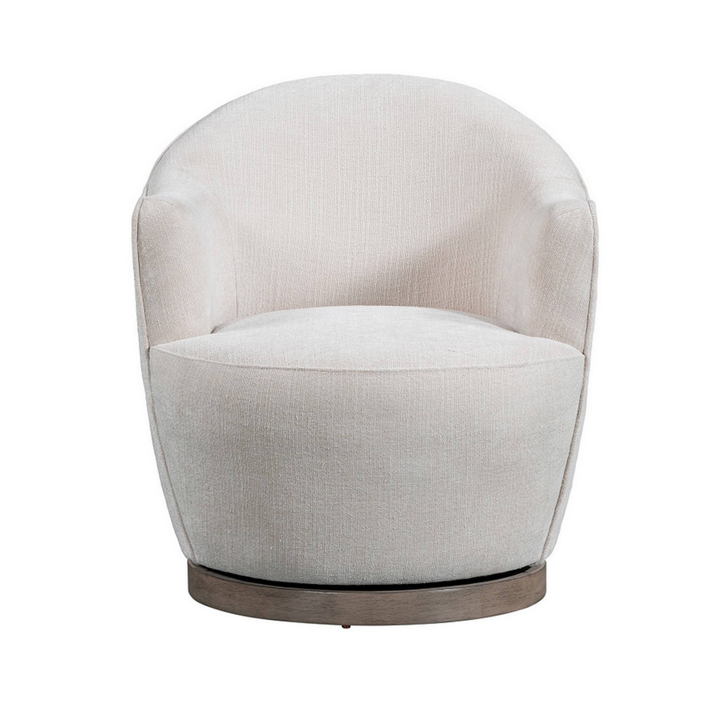 Angle. Manhattan Lane - xia 32 Inch Armchair,  Aluminum Frame, Fade Resistant Fabric Cushions - Cream White.