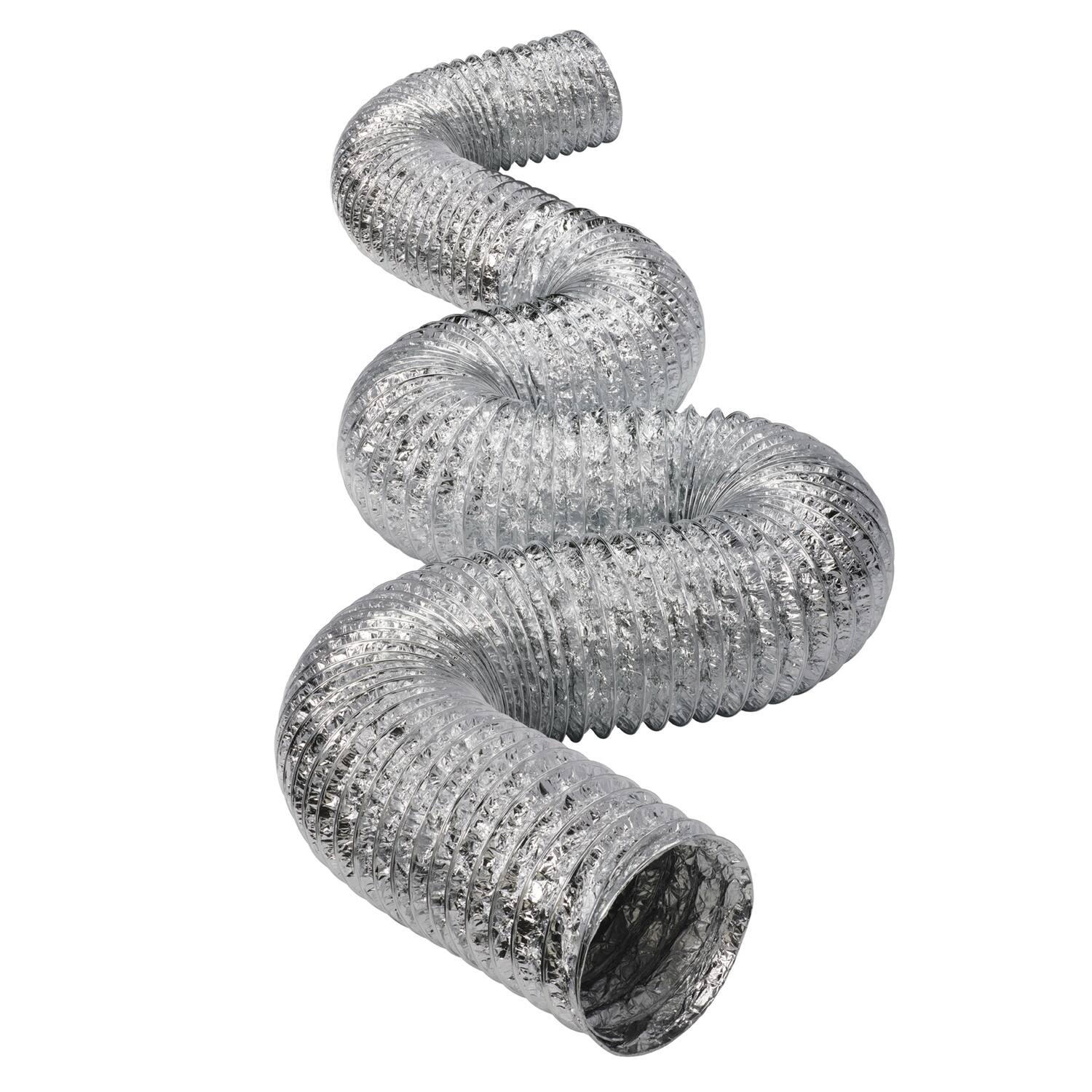 Back. Deflecto - Supurr-Flex 5-Ply 4-In Aluminum Flexible Dryer Vent Transition Duct 25 Ft..