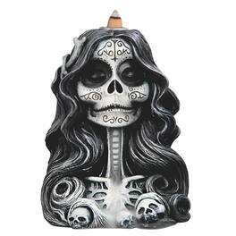 FC Design - 6.25"H Sugar Skull BackFlow Computer Desk Tabletop Decoration - Multi-Color