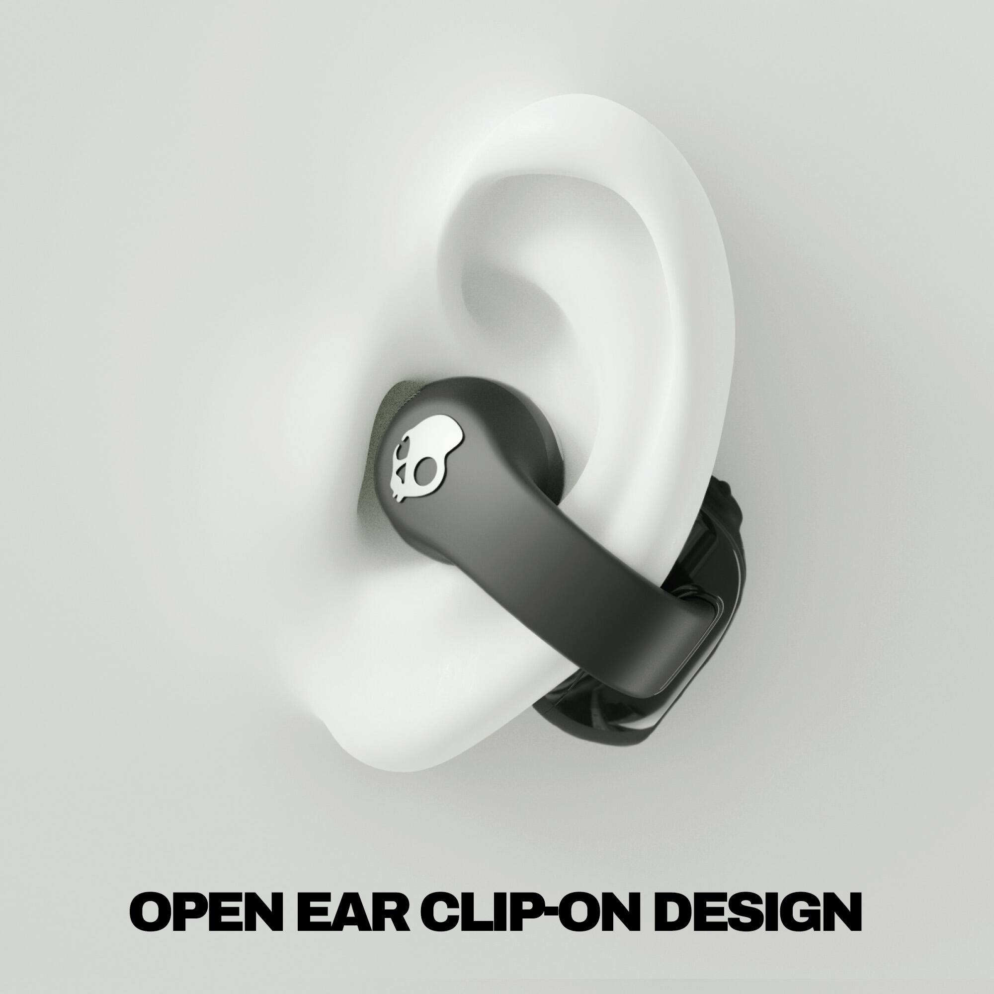 OPEN EAR CLIP-ON DESIGN