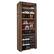 Alt View 8. SKONYON - 9-Tier Shoe Rack with Dustproof Cover, Freestanding Storage Organizer for Closet or Entryway - Brown.