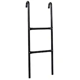 SereneLife - SLTRA12LDR Outdoor Trampoline Safety Ladder, 2-Step Galvanized Steel, UV Treated, 264Lbs Capacity