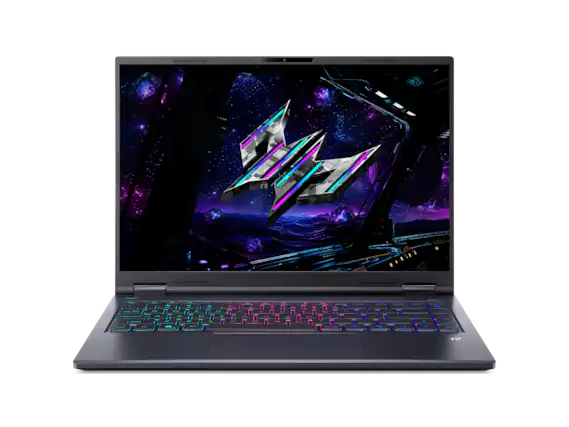 Front. Acer - Predator Helios Neo 14 AI 14.5" 2880 x 1800 Gaming Laptop Intel Core Ultra 9 285H 32GB RAM 1TB SSD RTX 5070 Wi-Fi 7.