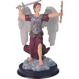 FC Design - 6"H Archangel Michael Saint Michael The Strongest Angel Holy Figurine Statue Office Desk Tabletop Home Decor - Multi-Color