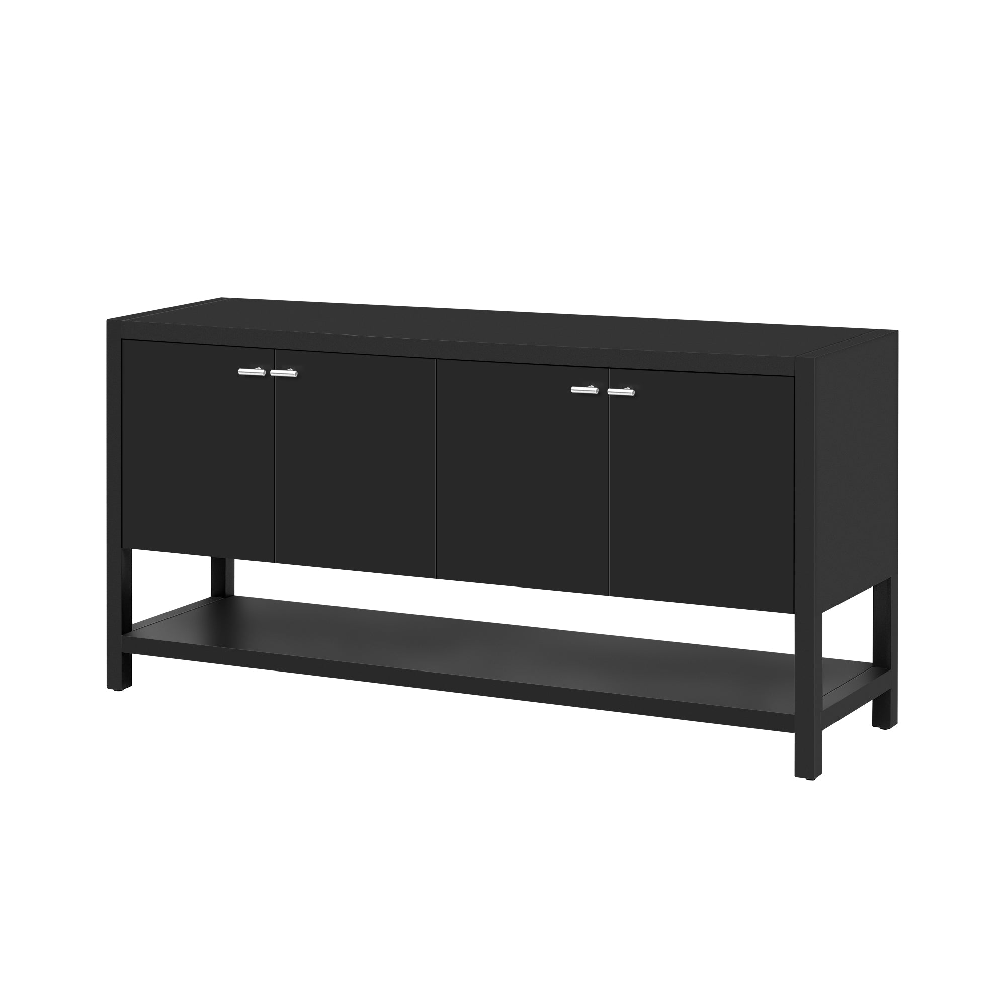 Alt View 3. Boyel Living - Versatile Entryway Console Table with Ample Storage for Study,Entrance and Living Room - Black.
