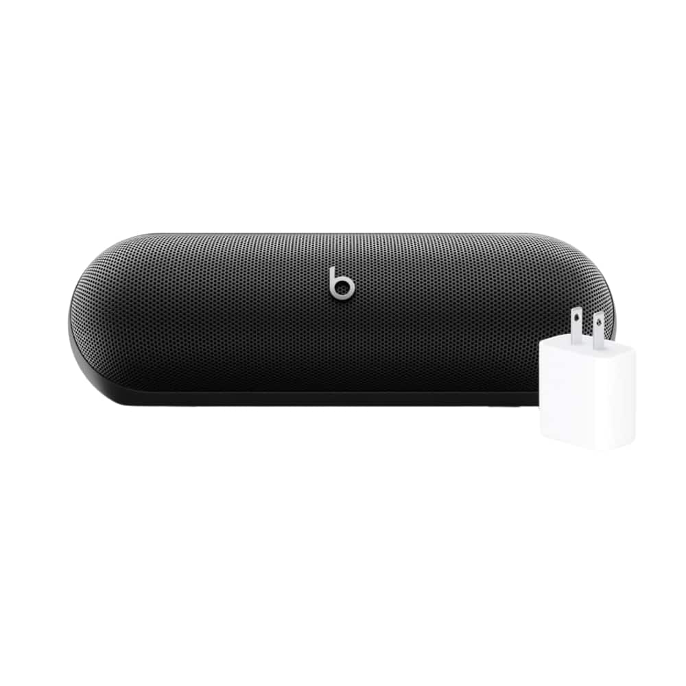 Beats - Pill Portable Wireless Bluetooth Speaker + Power Adapter - Matte Black
