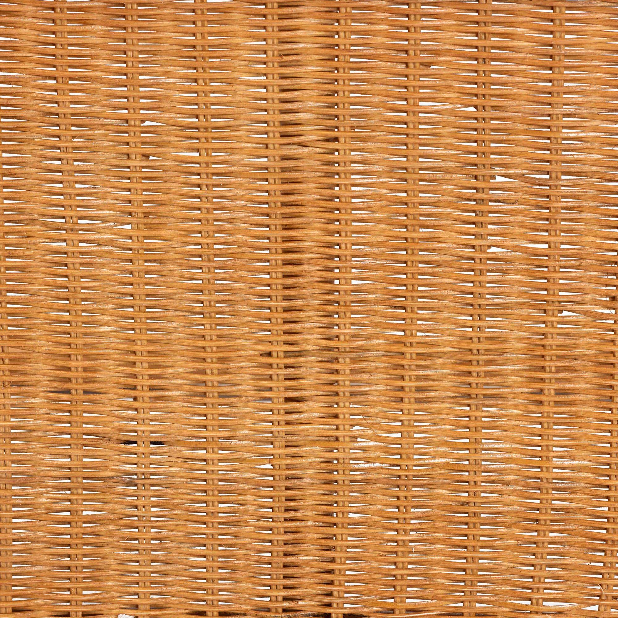 Alt View 2. bali & pari - Wakana Modern Bohemian Rattan Console Table - Natural Brown.