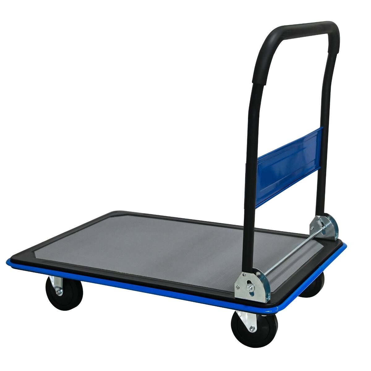 Ropilly Flatbed Cart with Swivel Wheels, 660 lb Folding Platform Cart ...