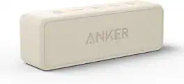 Bundle - Anker Soundcore 2 Portable Bluetooth Speaker with Stereo Sound - Beige