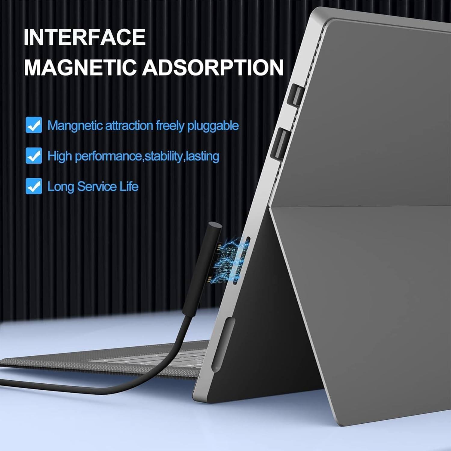Core Tech 65W Surface Laptop Charger for Surface Pro, Laptop, Book