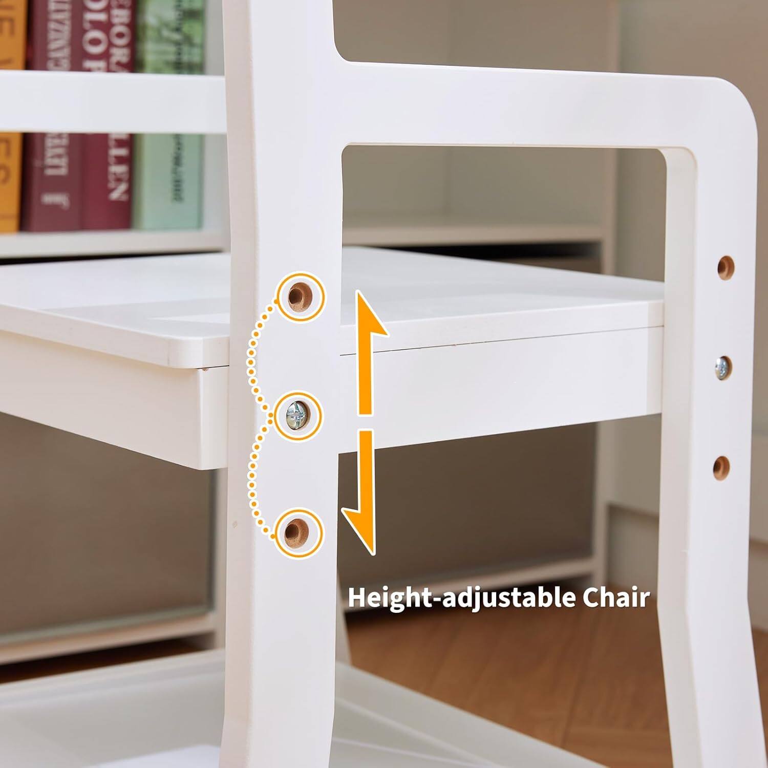 3 GANIZAT 1 BOR - I LLEN OO I I  
Height-adjustable Chair