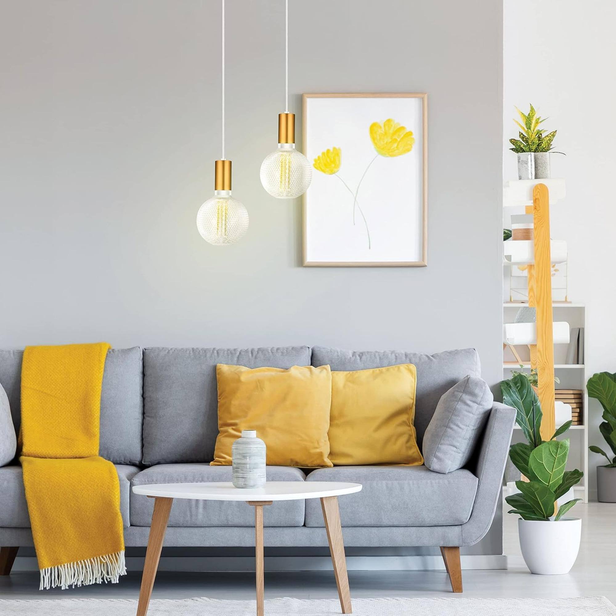 Alt View 2. Next Glow - Decorative Light Bulb, 3.5W E26 Metal Cage Globe LED Decorative Light Bulbs.