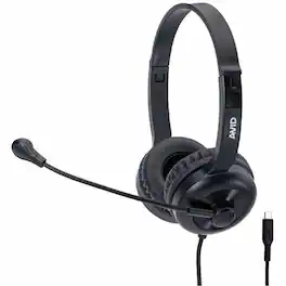 Avid - AE-15 Headset - Stereo - USB Type C - Wired - 32 Ohm - 20 Hz to 20 kHz - Over-the-head, On-ear - Binaural - Unknown