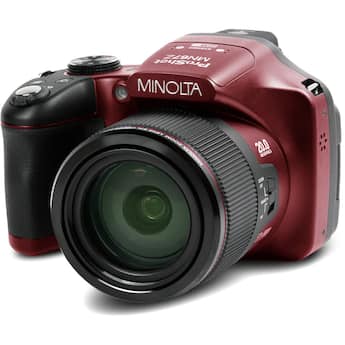Bundle Minolta Pro Shot 20 MP HD Digital Camera with 67x Zoom Bundle Minolta Pro Shot 20 MP HD Digital Camera with 67x Zoom