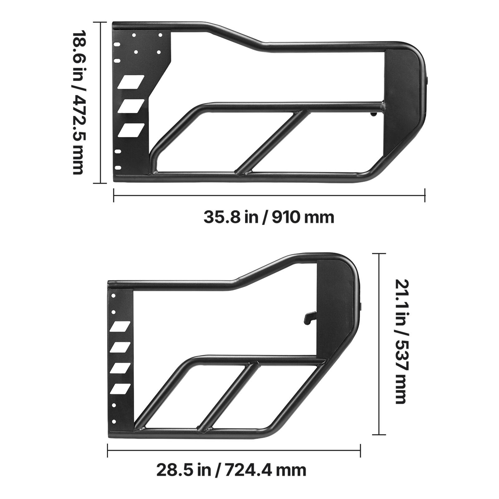 18.6 in / 472.5 mm  
35.8 in / 910 mm  
21.1 in / 537 mm  
28.5 in / 724.4 mm